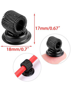 Clips de Soporte Magnéticos para Bolígrafos BTSKY 8 Piezas Negro 2