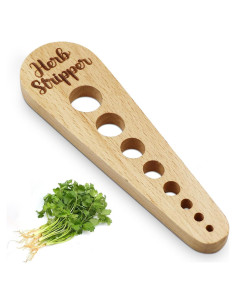Removedor de Hojas de Hierbas Wavvter - Madera Natural, 8 Tamaños