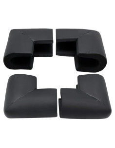 Paquete de 4 Protectores de Esquinas de Espuma ZXUEZHENG Negro