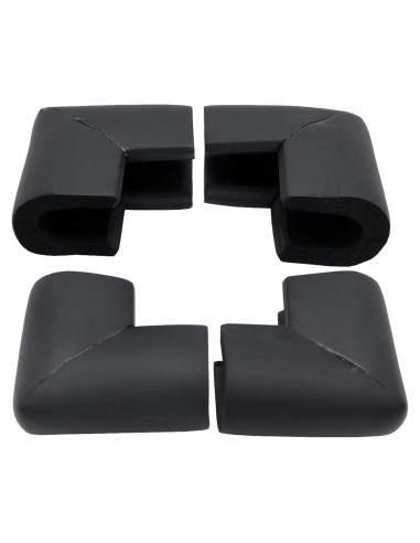Paquete de 4 Protectores de Esquinas de Espuma ZXUEZHENG Negro