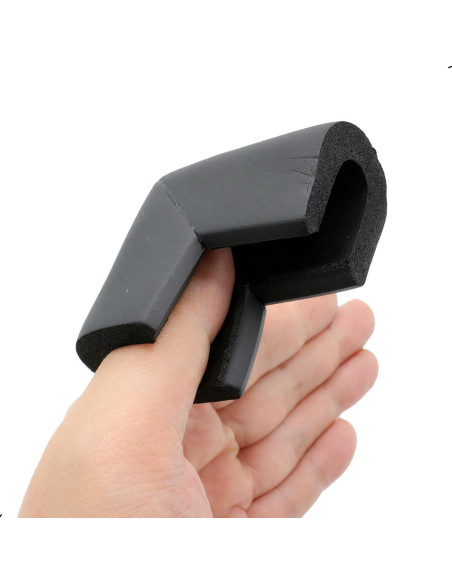 Paquete de 4 Protectores de Esquinas de Espuma ZXUEZHENG Negro