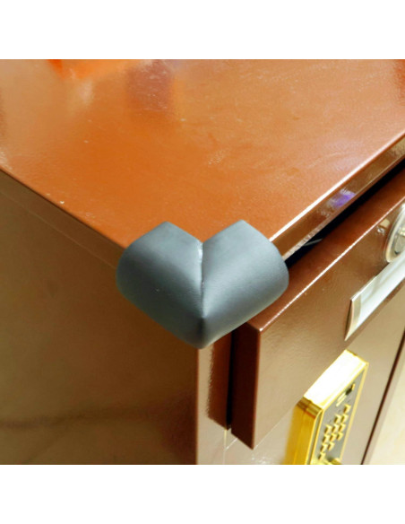 Paquete de 4 Protectores de Esquinas de Espuma ZXUEZHENG Negro