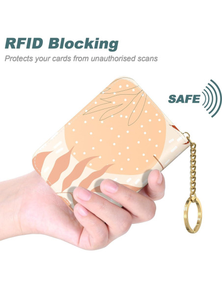 Monedero RFID Nipichsha para Mujeres, Cuero Delgado, 12 Tarjetas