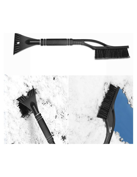 Cepillo de Nieve y Raspador de Hielo CHRYMUM 64cm 2 en 1