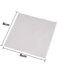 Paño de limpieza de joyas Outus - 50 unidades gris 2