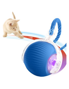 Juguete Interactivo para Gatos NONENDU Azul 360 Recargable