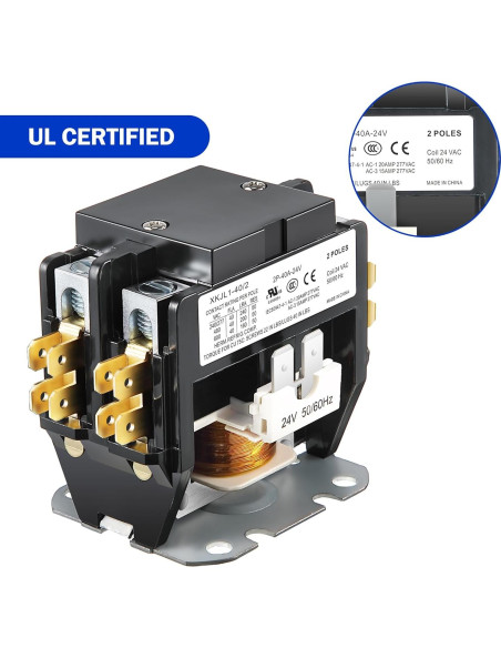 Contacto de Aire Acondicionado Dreyoo 24V 40A 2 Polos