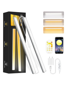 Luces LED Bajo Gabinete Daymeet 12" Ultra Finas 2 Pcs