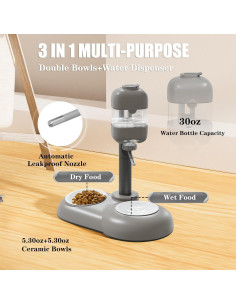 Set 3 en 1 Cuencos para Perros Pequeños MITOCAPY - Cerámica 2