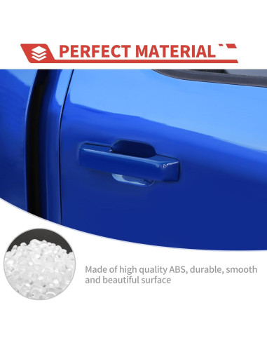Cubierta de Manija de Puerta Exterior Amayum Azul para Ford F150 2021+