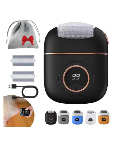 Removedor de Callos Eléctrico Morningso Negro Recargable USB