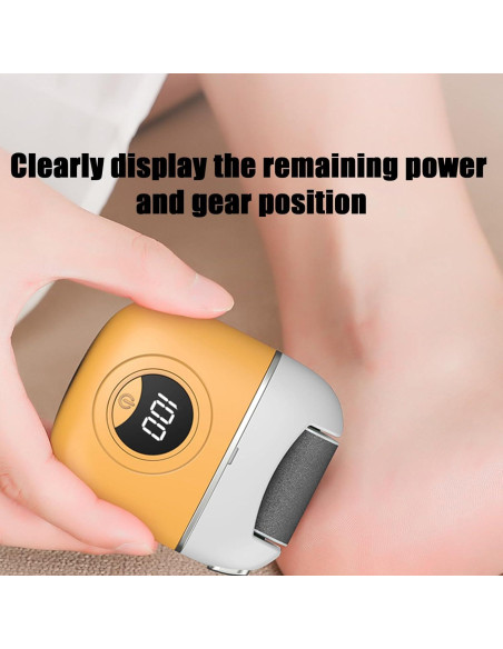 Removedor de Callos Eléctrico Morningso Negro Recargable USB