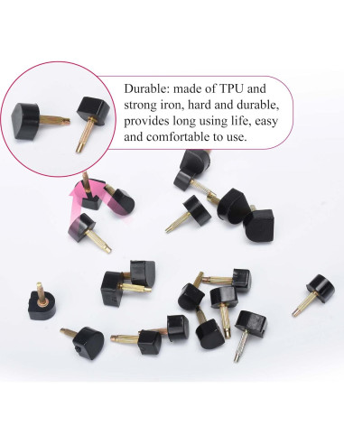 10 Pares Tapas Reemplazo Tacones Keroius U-Shape TPU