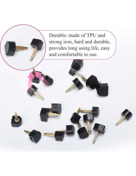 10 Pares Tapas Reemplazo Tacones Keroius U-Shape TPU
