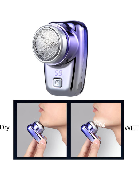 Mini Afeitadora Eléctrica JQSTY USB a Prueba de Agua 60 min