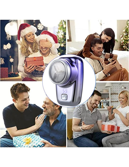 Mini Afeitadora Eléctrica JQSTY USB a Prueba de Agua 60 min