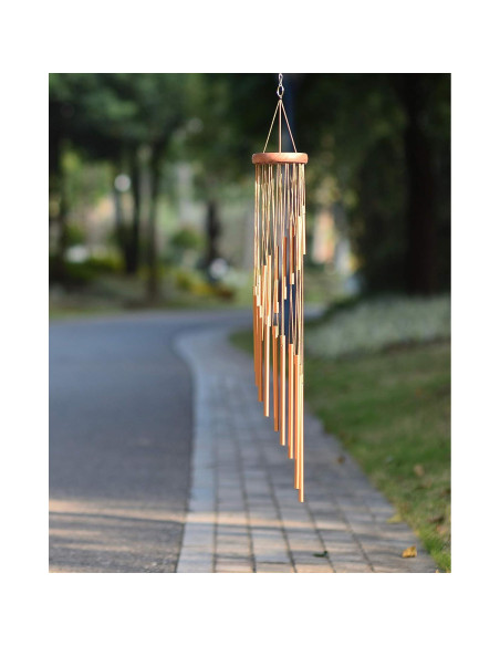 Campanas de Viento SuninYo 91.44 cm Dorado para Jardín