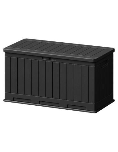 Caja de Almacenamiento Patiowell 90 Galones Impermeable Negra