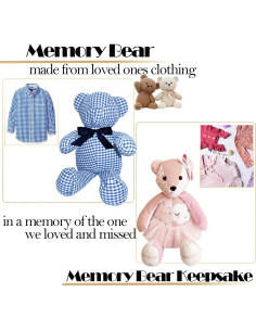 Kit de Plantillas de Oso de Memoria Topapfo 43 cm con Tutorial 2