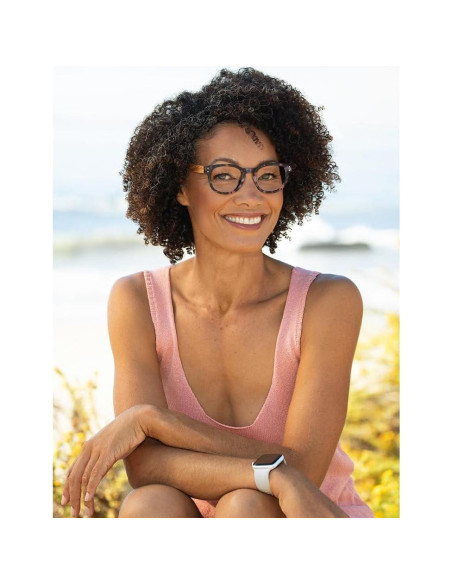 Gafas Redondas Blue Planet Tortuga Lavanda Mate 2.0x