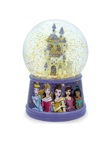 Globo de Nieve Iluminado Princesas Disney Silver Buffalo 100mL