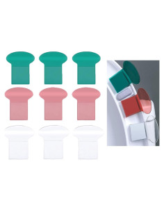 Elevador de Tapa de Inodoro Leadigol 9 Piezas Autoadhesivo