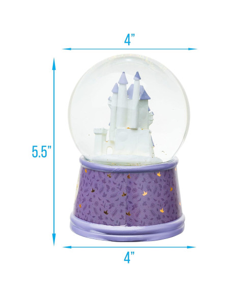 Globo de Nieve Iluminado Princesas Disney Silver Buffalo 100mL