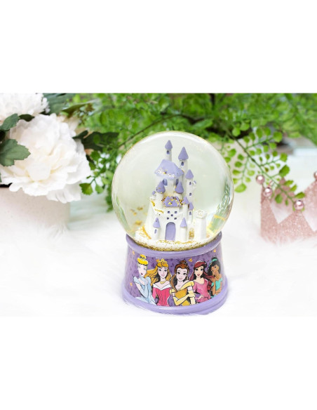 Globo de Nieve Iluminado Princesas Disney Silver Buffalo 100mL
