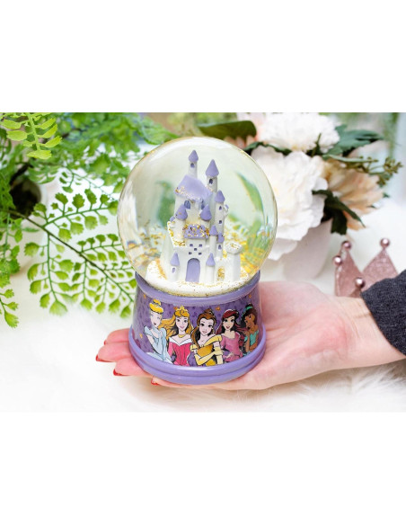 Globo de Nieve Iluminado Princesas Disney Silver Buffalo 100mL