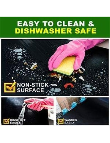 Forro de horno antiadherente EMAANIA 2 paquetes 58.4x41.3cm