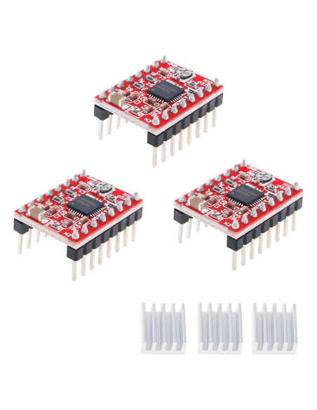 Controlador de Motor Paso a Paso A4988 DiGiYes - 3 Piezas