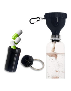 Contenedor de Polvo de Proteína YAFIYGI con Embudo y Pastillero