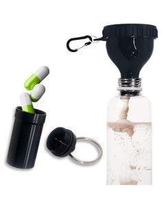 Contenedor de Polvo de Proteína YAFIYGI con Embudo y Pastillero 2