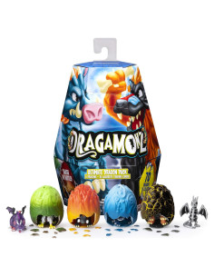 Paquete Dragón Definitivo Spin Master - 6 Dragamonz y Cartas