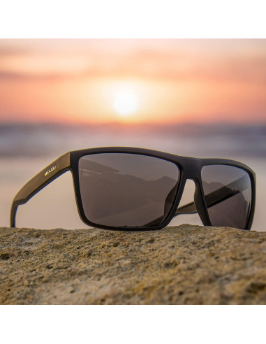 Gafas de Sol Polarizadas MAXJULI UV400 para Cabezas Grandes