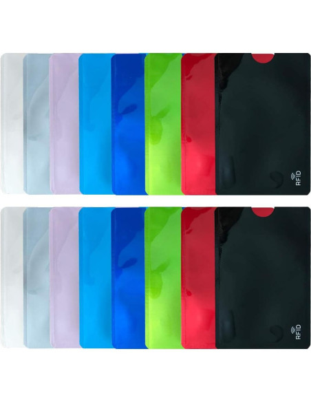 Mangas Bloqueadoras RFID WUOJI - Juego de 16 Colores