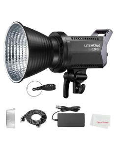 Luz de Video Godox LA200D 230Ws 5600K CRI 96+ Efectos FX