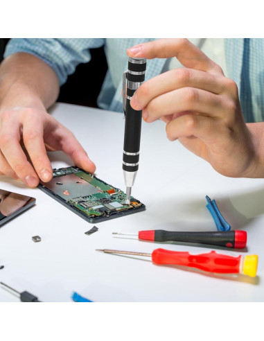 Juego de Destornilladores 8 en 1 VALICLUD Portátil Aluminio