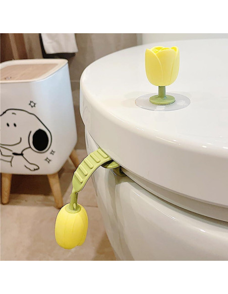4 Piezas Levantador de Tapa de Inodoro Silicona WSDMAVIS