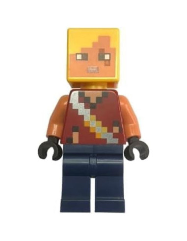 LEGO Minecraft Minifigura Héroe y Esqueleto 5cm 6+