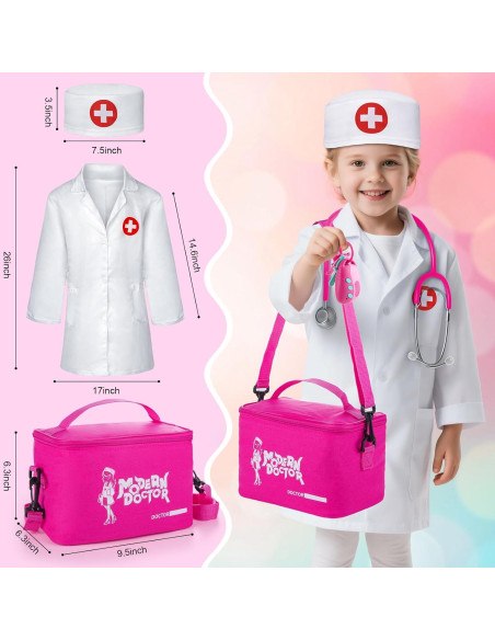 Juego de Doctor para Niñas Sundaymot - 34 Piezas con Estetoscopio