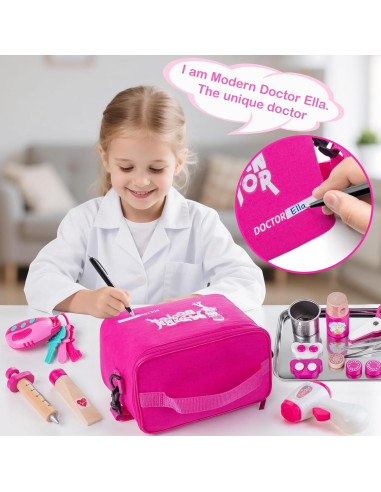 Juego de Doctor para Niñas Sundaymot - 34 Piezas con Estetoscopio