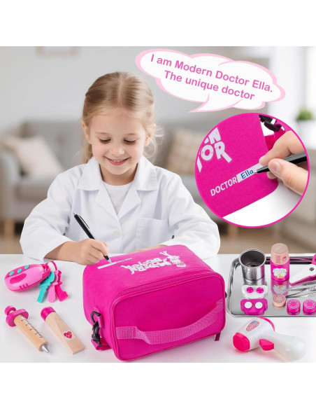 Juego de Doctor para Niñas Sundaymot - 34 Piezas con Estetoscopio