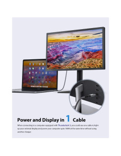 Cable USB C 2m ANDNOVA 20Gbps 4K 60Hz Carga Rápida 2