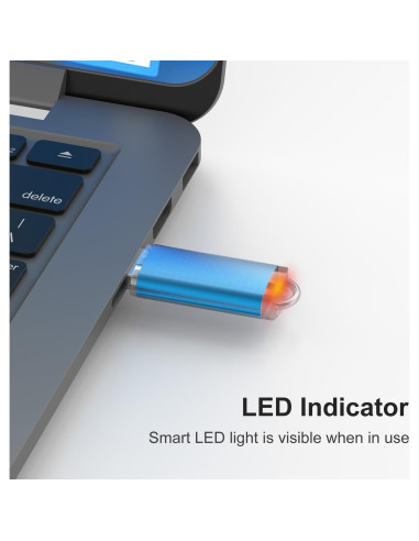 10 Unidades USB 2.0 RAOYI 1GB Memoria Flash Azul