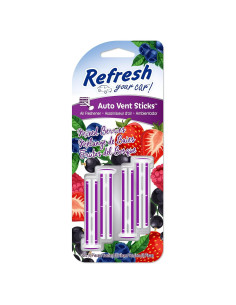 Ambientador de Auto Refresh Your Car, Frutas Mixtas, Set de 4