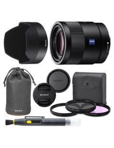Lente Sony Sonnar T FE 55mm f/1.8 ZA con Kit Pro y Filtros