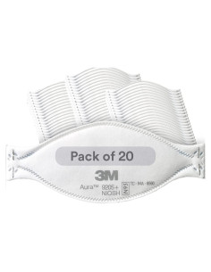 Respirador Particulado 3M Aura 9205+ N95 - Paquete de 20 Unidades