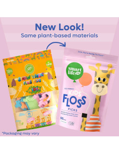 Palillos de Hilo Dental Biodegradables SmartLifeco 200 Unidades 2