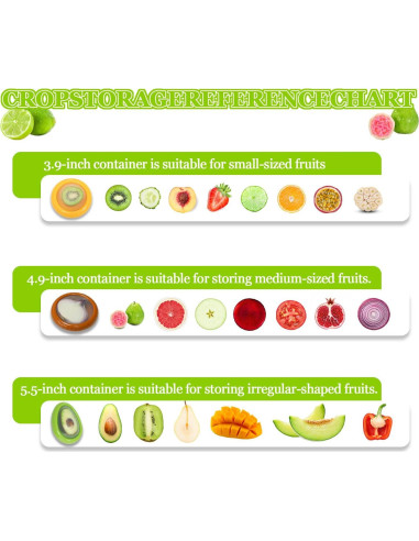 Set de 4 Contenedores de Almacenamiento Reutilizables NYYYSMT